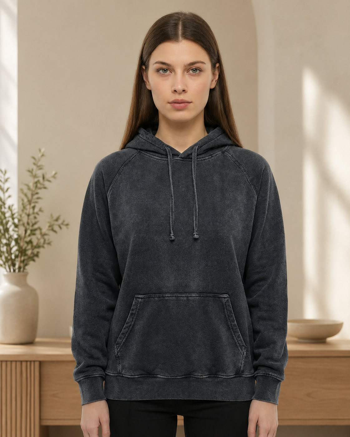 Vintage Raglan Hoodie Women